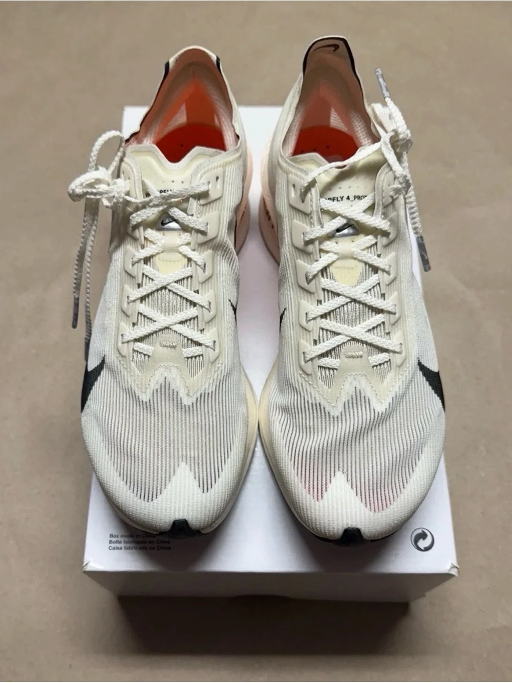 Nike Zoom X Vaporfly Next 4% Prototype men’s size 6.5 running shoes NEW!